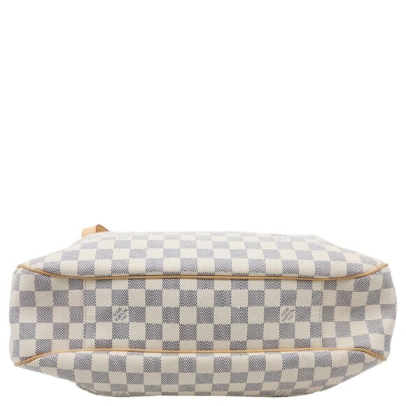 Louis Vuitton  Evora MM Damier Azur Tote Shoulder Bag White - Picture 9 of 13